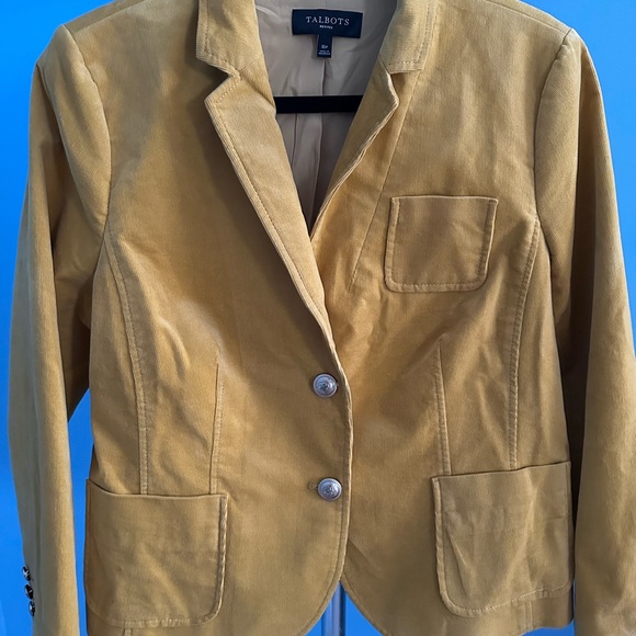 Talbots Jackets & Blazers - Talbots, mustard color, size 16 petite